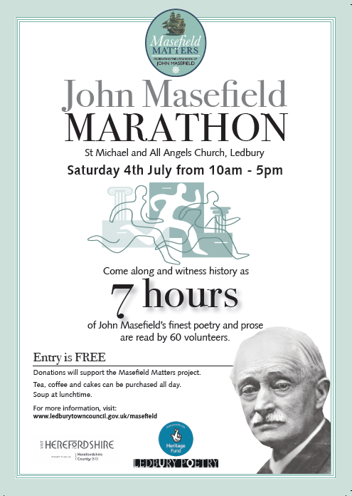 John Masefield reading marathon John Masefield reading marathon